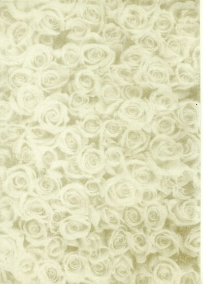 Printed Card A4 - Gold Rose Montage (Small)